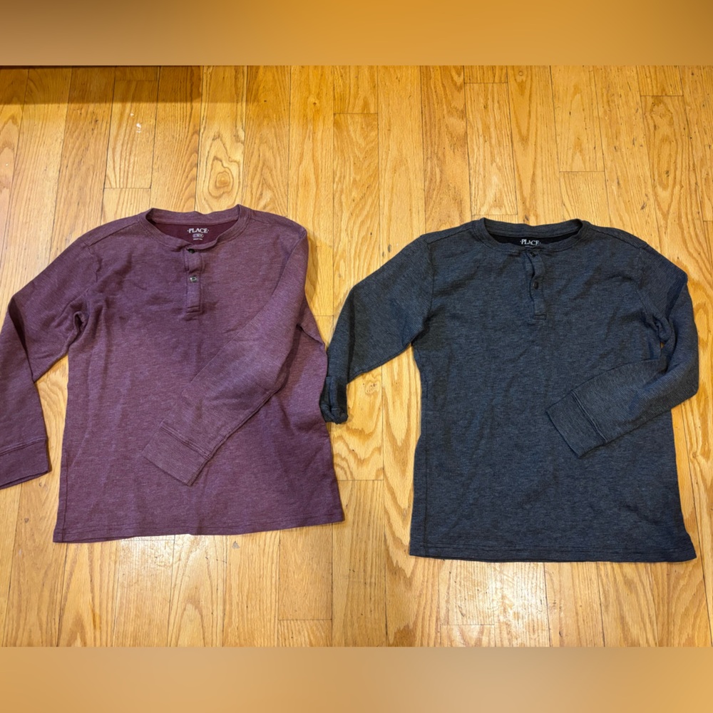 The Children's Place - set of 2 waffle knit long sleeve